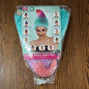 HP Vibrant Pink and Aqua Fairy Wig